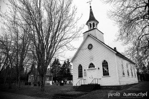 La vieille église protestante abandonnée