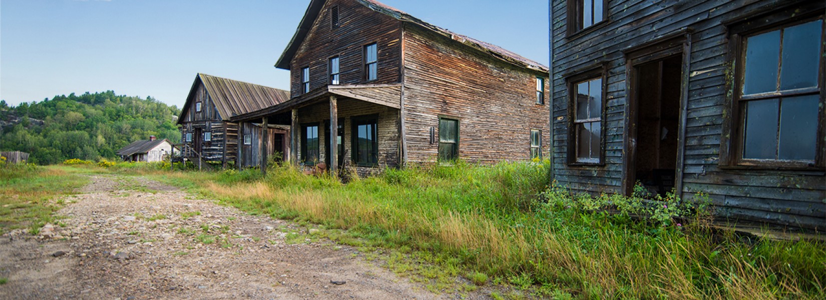 Le plateau de tournage abandonné