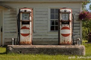 Old gas pumps