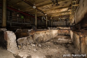 La vieille usine de fabrication d’huile alimentaire