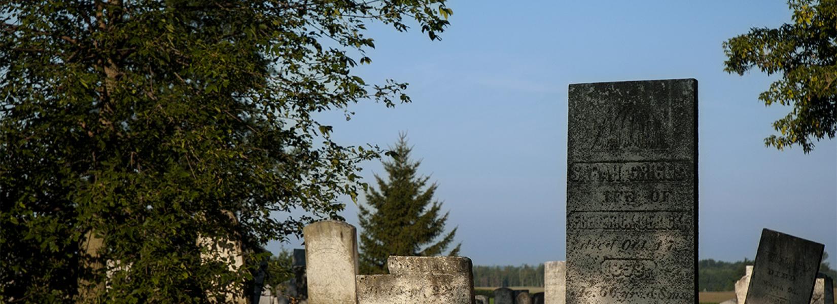 Miranda cemetery on the 3rd concession road - Fadden Corner (Noyan)