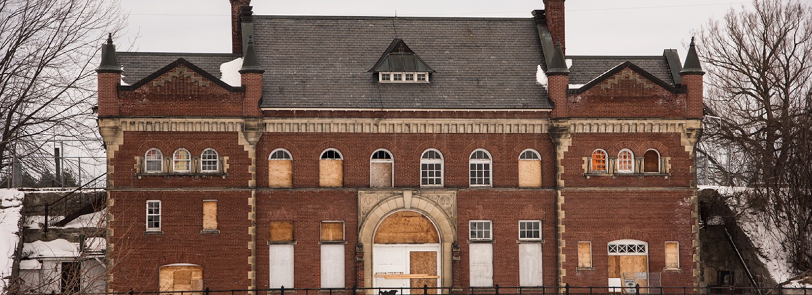 The abandoned power plant