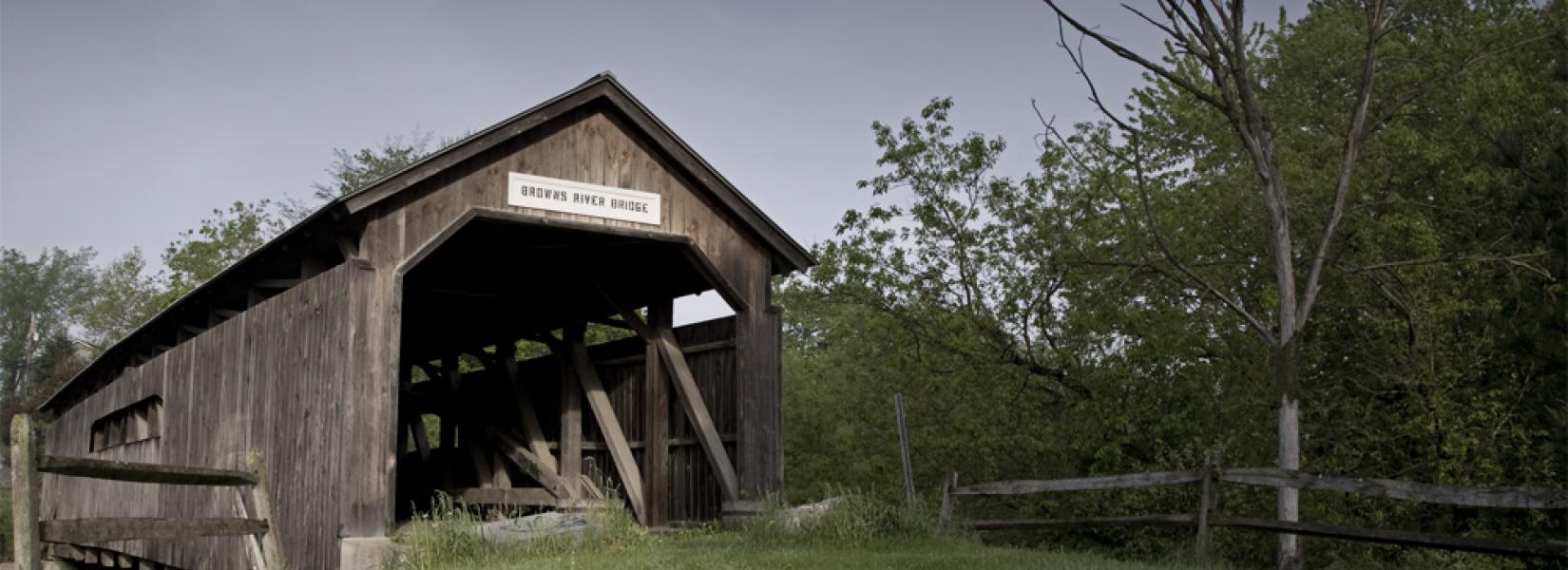 Covered bridge on the Brown river - Westford (Vermont)