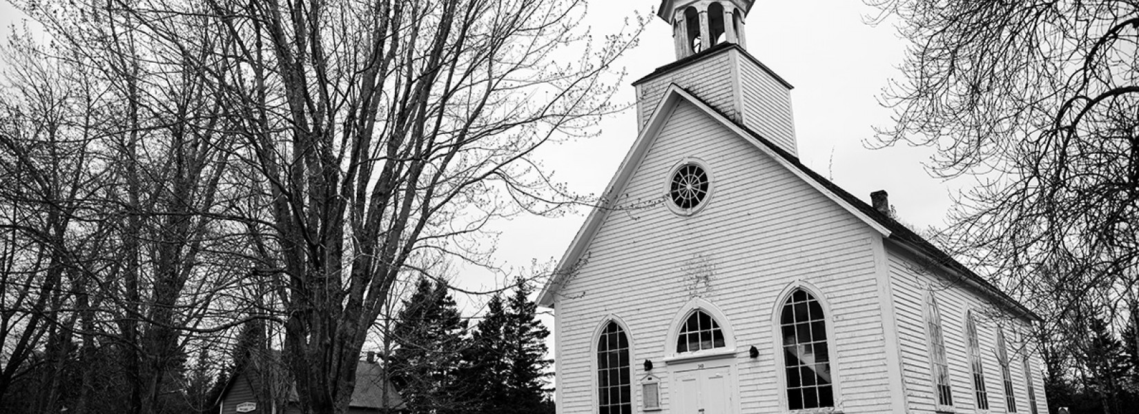 La vieille église protestante abandonnée