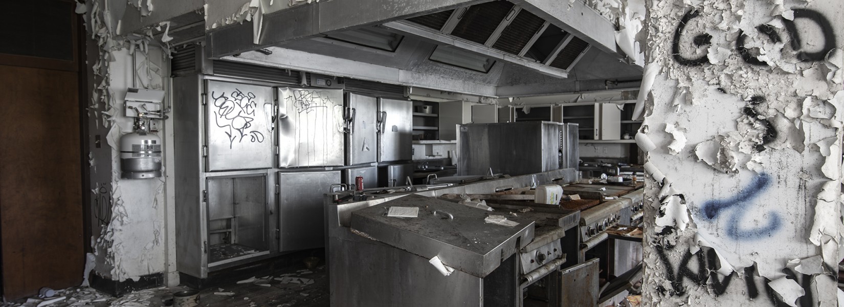 Le pavillon religieux abandonné