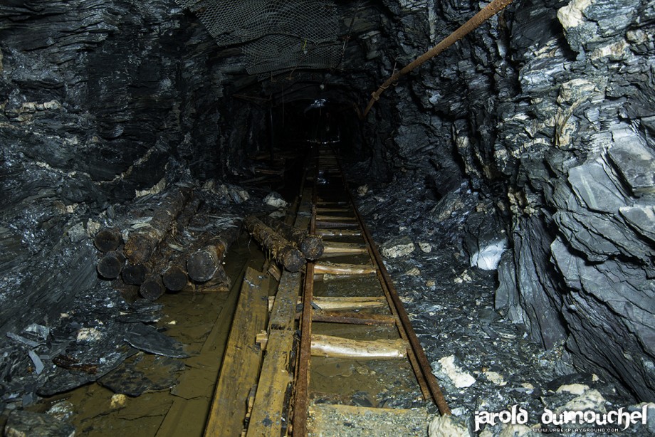 The old and abandoned mine