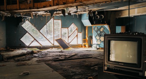 Le studio de musique abandonné