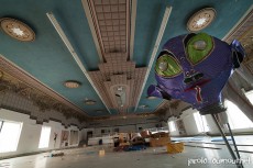 Le vieux club de gymnastique abandonné