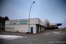 La vieille station-service abandonnée