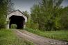 Pont couvert sur chemin agricole - Vermont