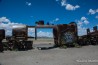 The train cemetery in Uyuni, Bolivia