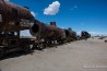 The train cemetery in Uyuni, Bolivia